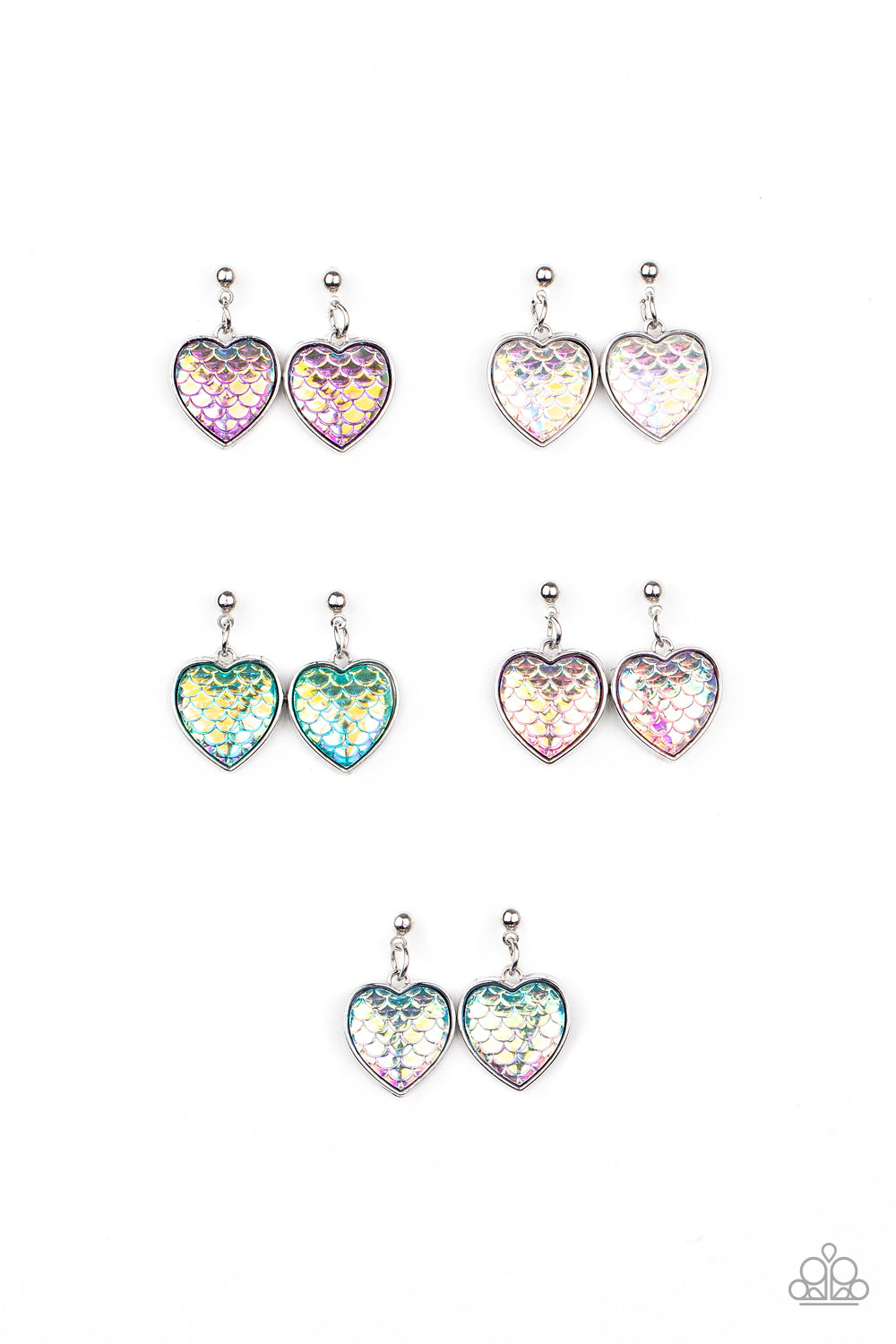 SS - Mermaid Heart Earrings