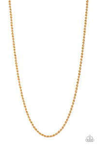 A dainty gold wheat chain drapes across the chest for a classic look. Features an adjustable clasp closure.