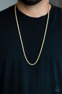 A dainty gold wheat chain drapes across the chest for a classic look. Features an adjustable clasp closure.