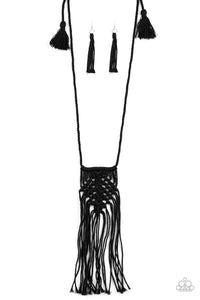 Macramé Mantra - Black