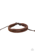 Load image into Gallery viewer, Rustic leather laces twist and weave around the wrist, creating a rugged centerpiece. Features an adjustable sliding knot closure.  Sold as one individual bracelet.
