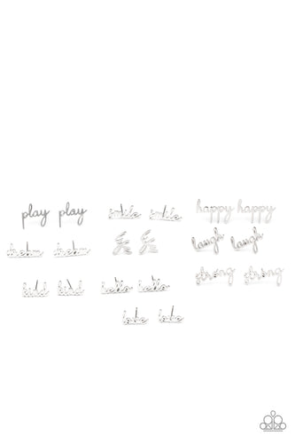The inspirational frames spell out the words, 