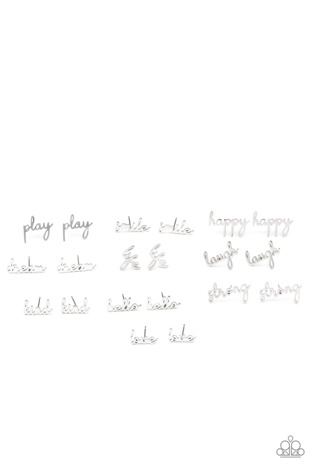The inspirational frames spell out the words, 