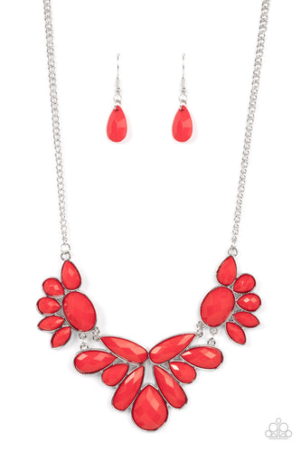 Sold as one individual necklace. Includes one pair of matching earrings. 