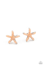 Load image into Gallery viewer, Cute &quot;Under the Sea&quot; themed earrings feature starfish, mermaid, pearl, rhinestone, and iridescent accents. Earrings attach to standard post fittings.
