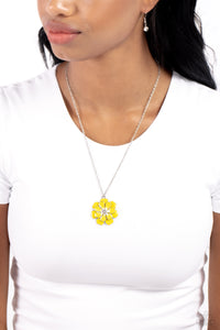 Featuring a rhinestone-dusted center, a collection of Primrose-white-tipped petals blooms against a larger three-dimensional Primrose flower frame for a whimsically colorful pendant. Features an adjustable clasp closure. 