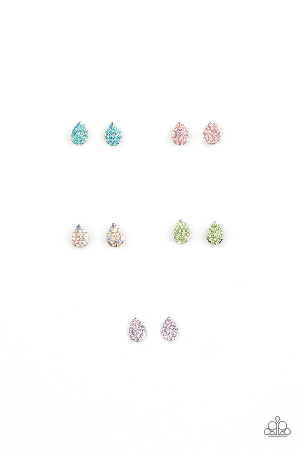 The Easter inspired frames feature dainty egg frames that vary in shades of blue, pink, green, purple, and multicolored. Earrings attach to standard post fittings.